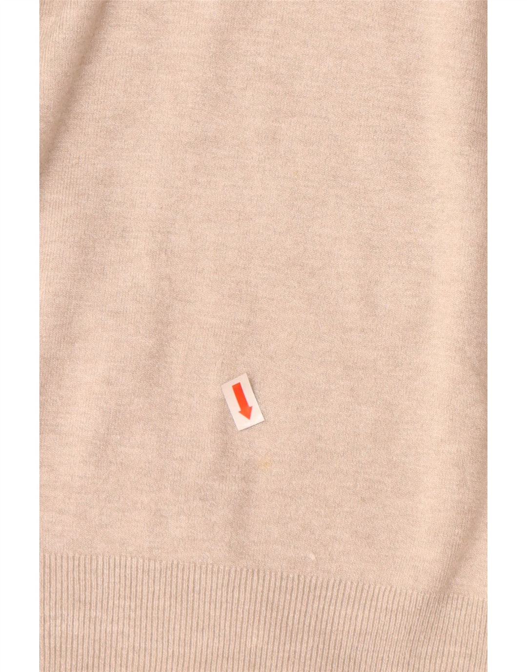 Maglione ZARA da donna con scollo a V UK 12 Beige medio