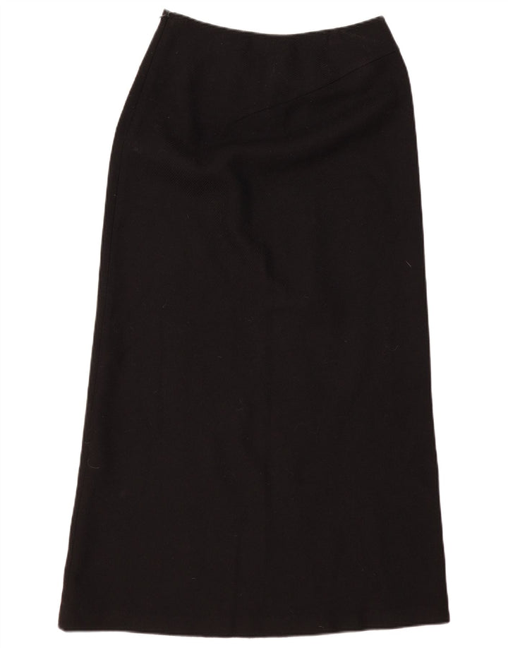 Gonna lunga da donna Hobbs UK 8 piccola W30 lana nera