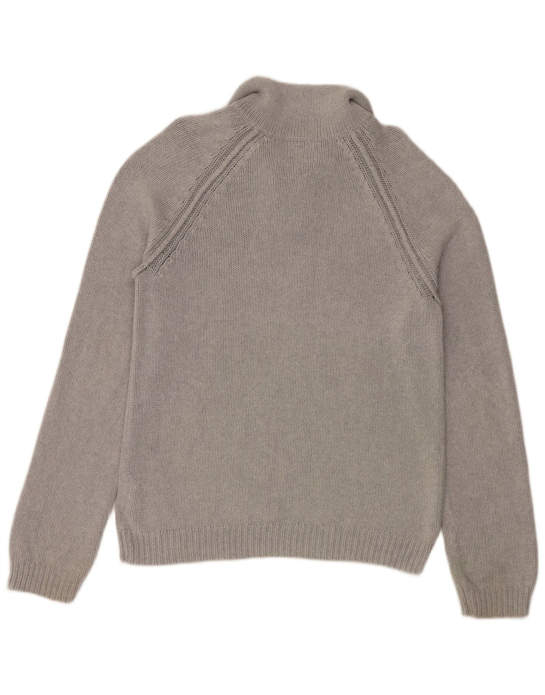 Maglione Gap da uomo con zip e collo XL in cotone grigio