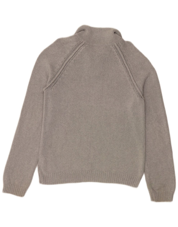 Maglione Gap da uomo con zip e collo XL in cotone grigio
