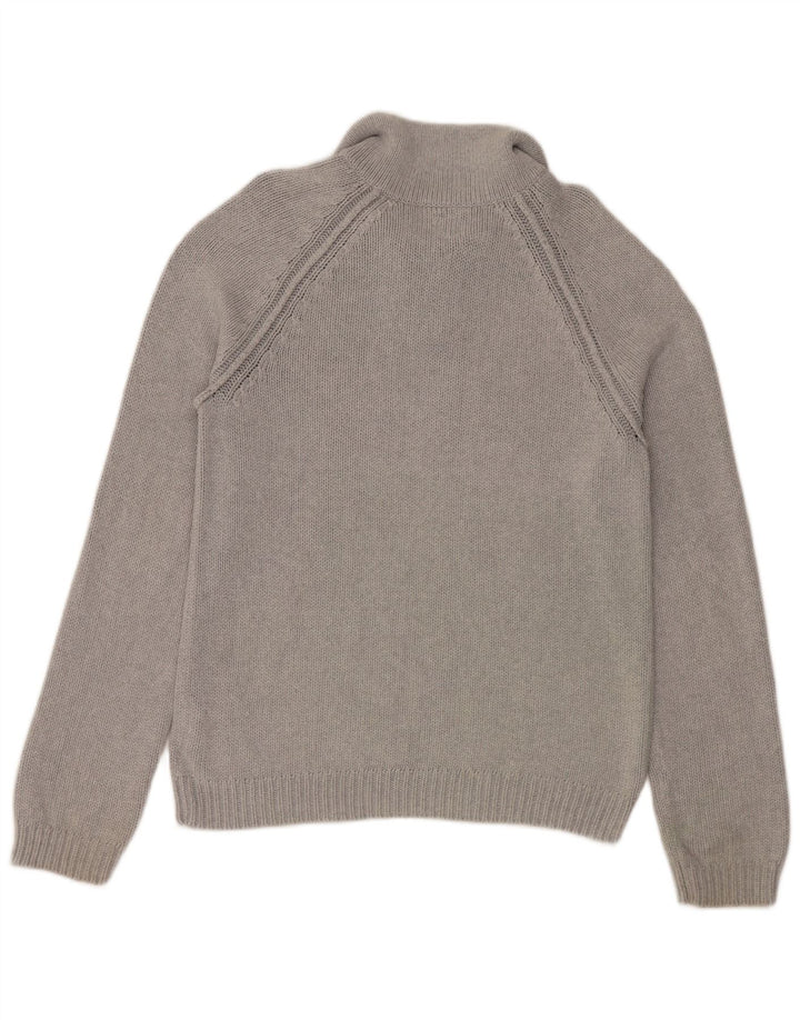 Maglione Gap da uomo con zip e collo XL in cotone grigio
