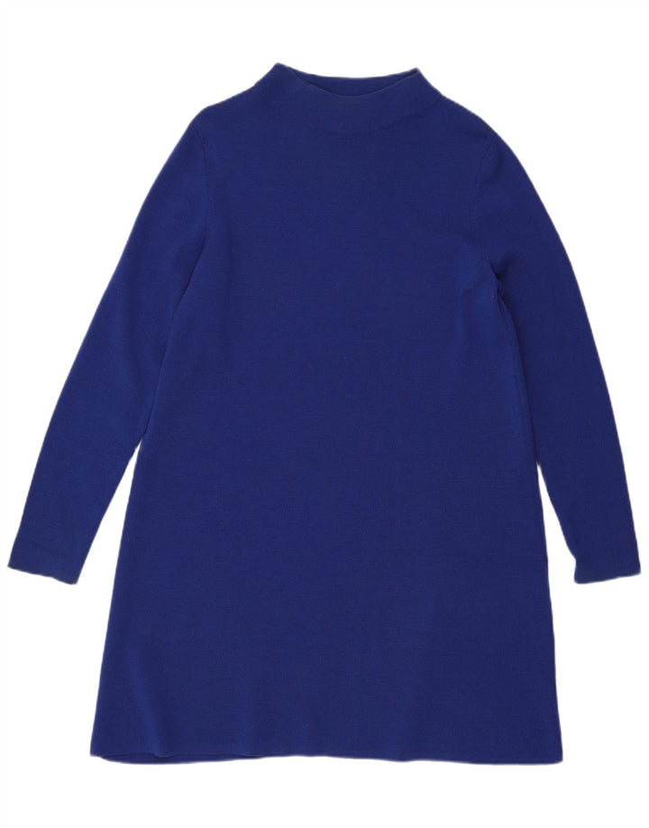 Abito maglione da donna Cos UK 10 piccolo in lana blu