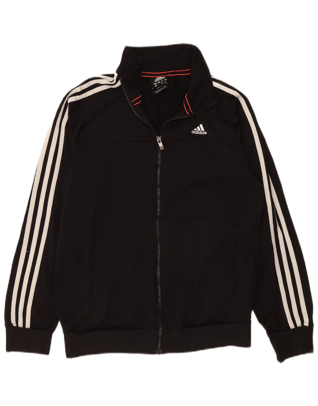Giacca da tuta da uomo Adidas Climalite UK 38/40 poliestere nero medio
