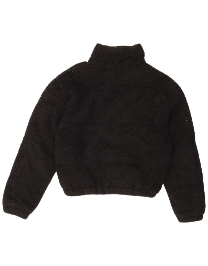 Giacca in pile oversize da donna Ellesse UK 8 Small Poliestere nero