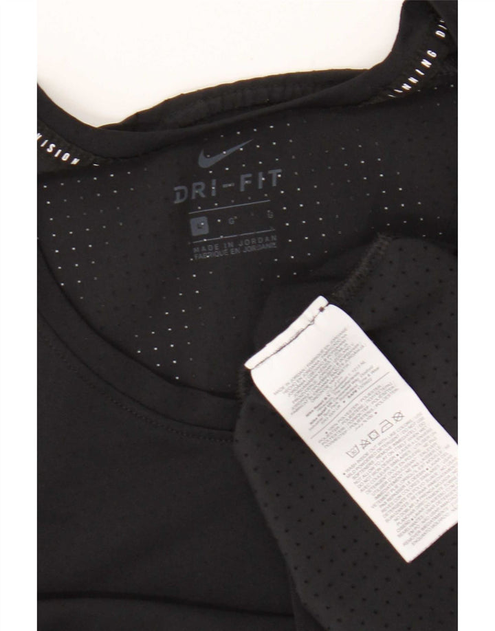 Canottiera grafica Nike Dri Fit da uomo, grande, nera, in poliestere