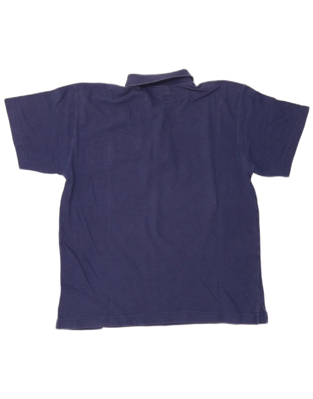 Polo Reebok da uomo in cotone medio blu navy