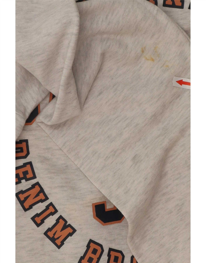Jack & Jones Felpa grafica da uomo Maglione XL Cotone chiazzato grigio