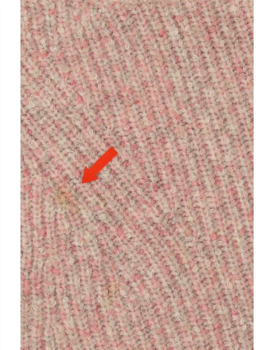 Maglione maglione girocollo da donna Marks & Spencer UK 14 rosa medio chiazzato