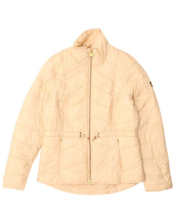 Giacca imbottita da donna BARBOUR UK 10 Small Beige Poliammide