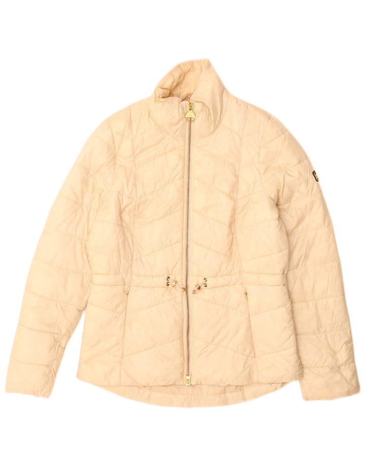 Giacca imbottita da donna BARBOUR UK 10 Small Beige Poliammide