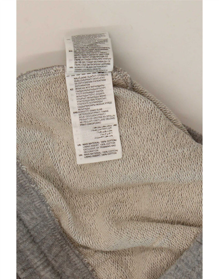 Pantaloncini sportivi Adidas da uomo Cargo di grandi dimensioni in cotone grigio