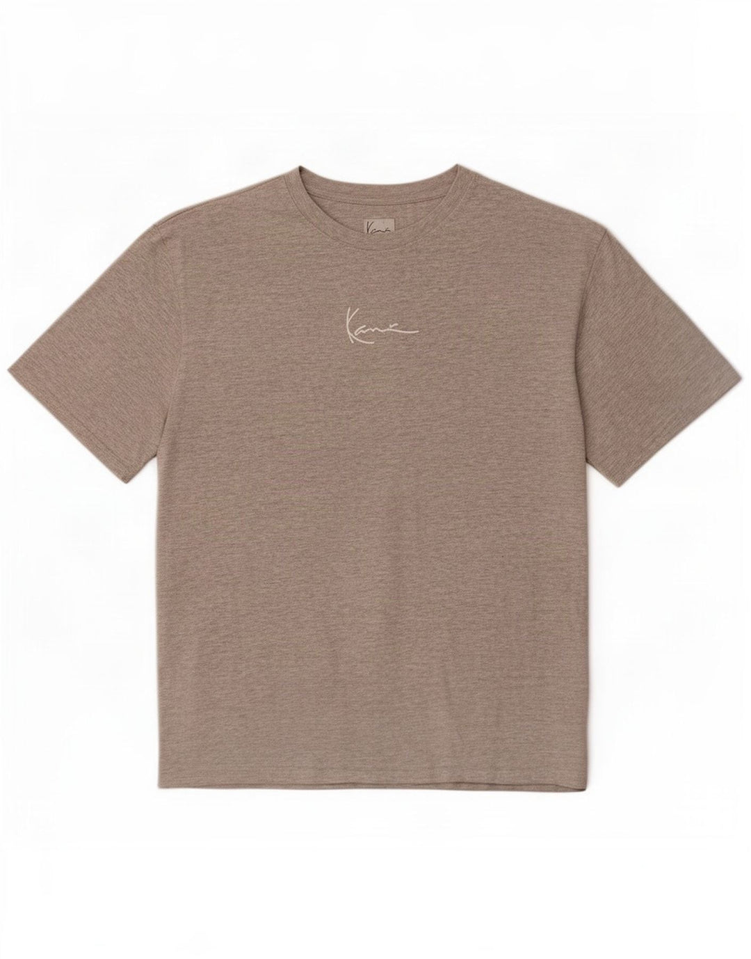 T-shirt grafica da uomo Karl Kani in cotone mélange grigio medio
