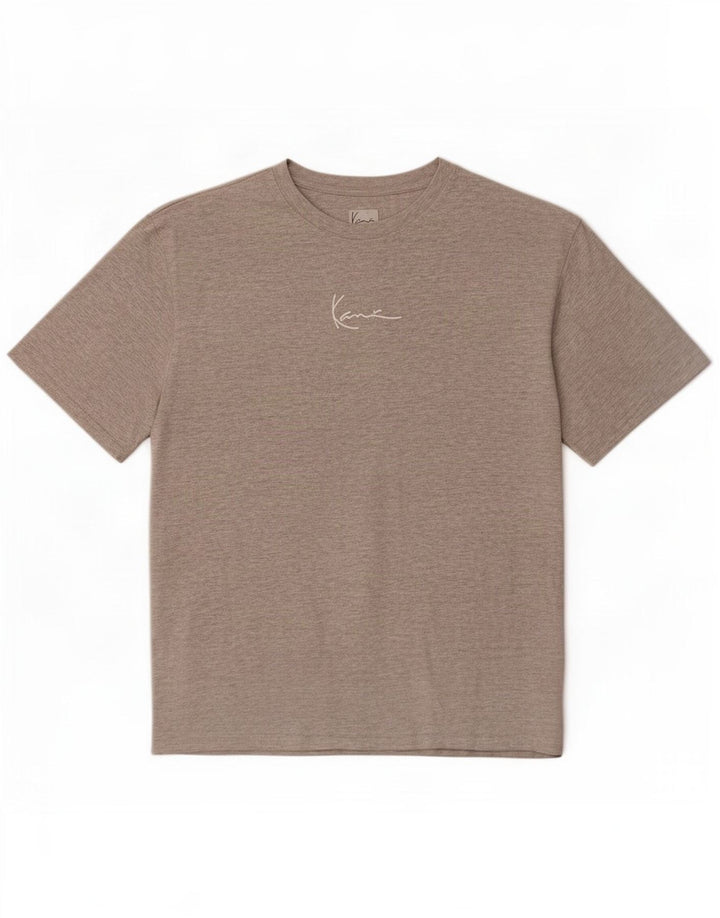 T-shirt grafica da uomo Karl Kani in cotone mélange grigio medio