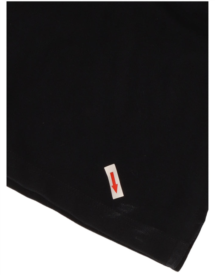 Polo da uomo Fred Perry grande in cotone nero