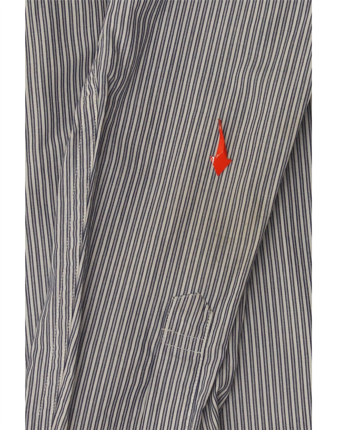 Camicia da uomo Tommy Hilfiger in cotone gessato grigio medio