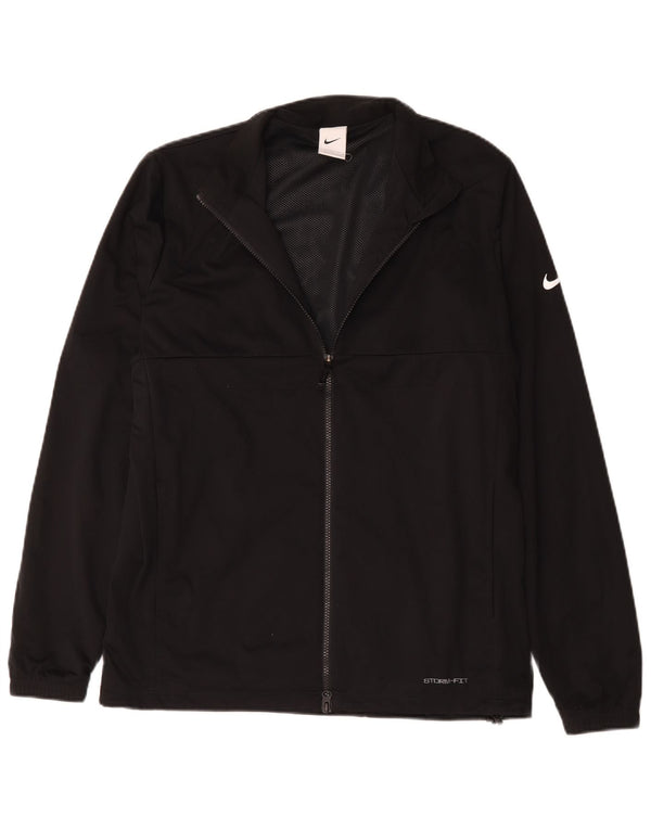 Giacca superiore della tuta Nike Storm-Fit da uomo, poliestere nero medio