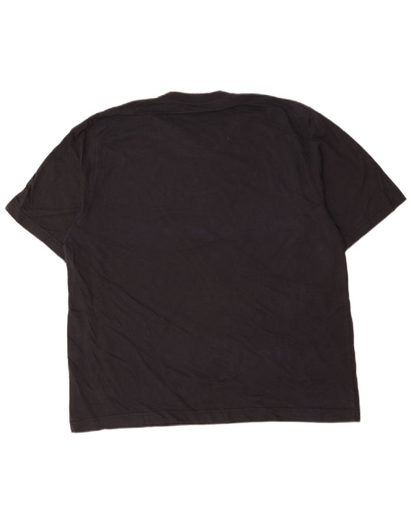 T-shirt da uomo Adidas Top 2XL cotone blu navy