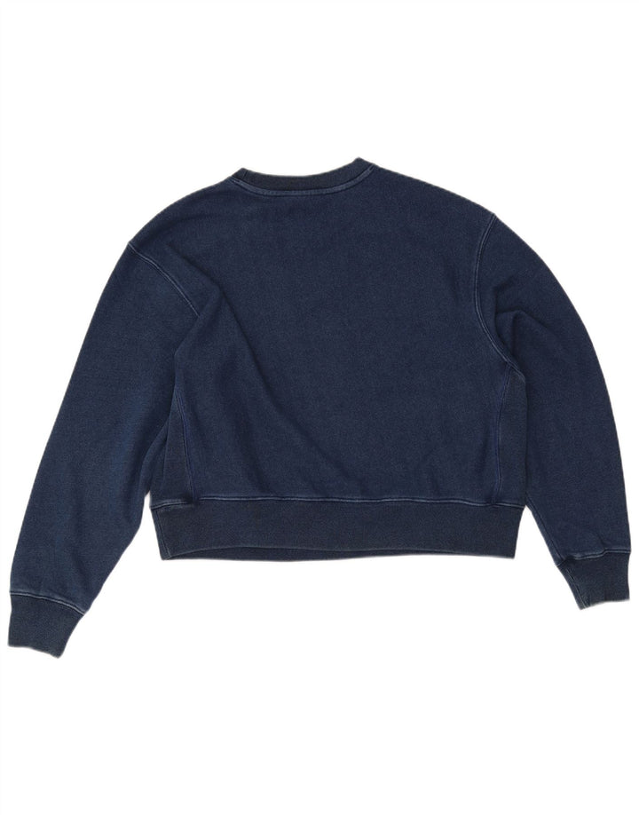 Felpa corta oversize da donna Champion, taglia UK 14, medio, blu navy