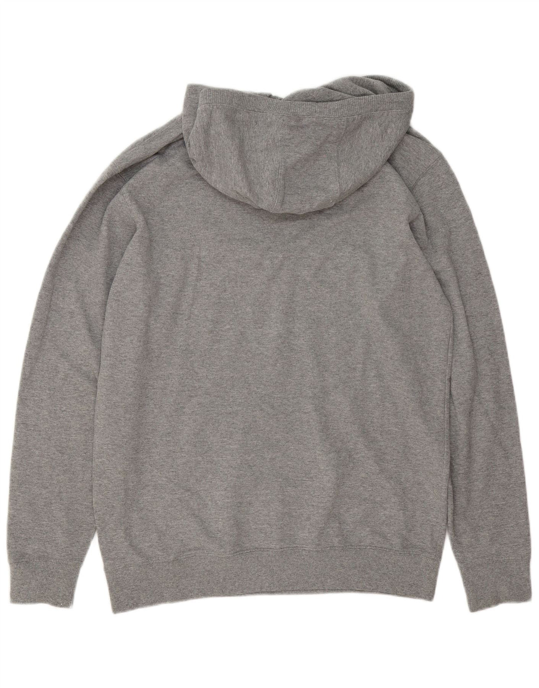 Felpa con cappuccio grafica da uomo Vans in cotone grigio medio