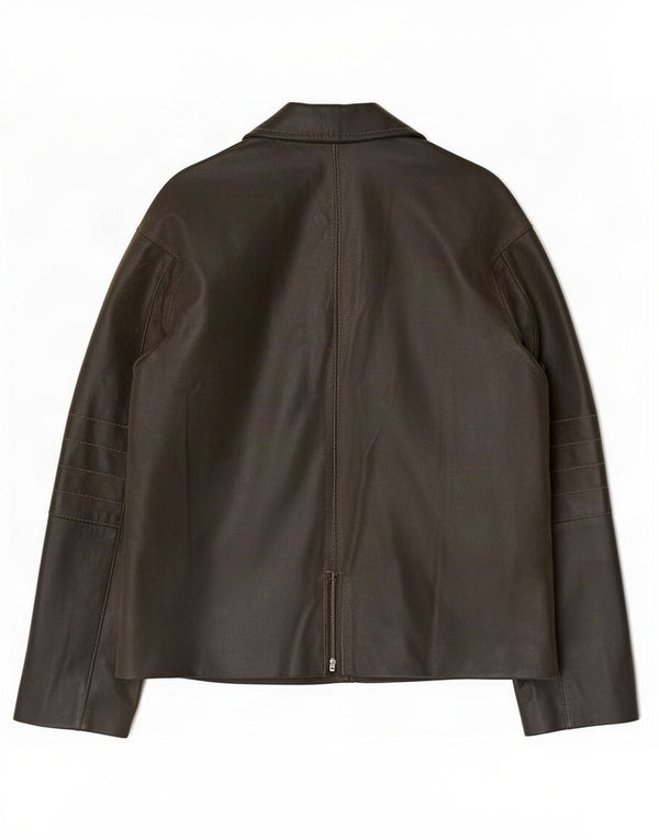 Giacca in Pelle Uomo Conbipel IT 48 Medio Cachi