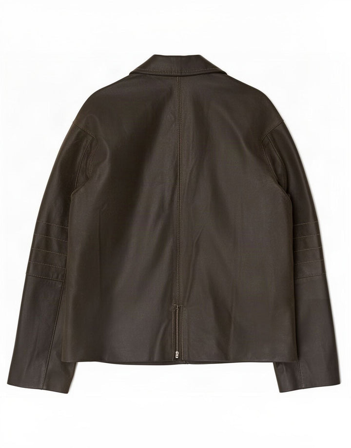 Giacca in Pelle Uomo Conbipel IT 48 Medio Cachi