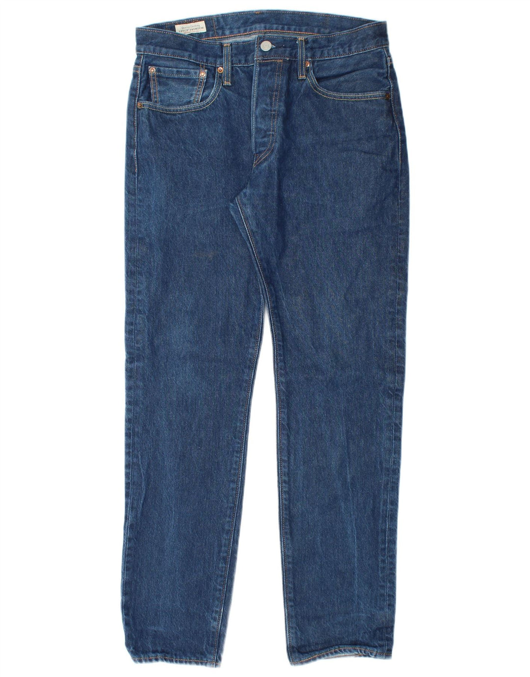 LEVI'S Jeans dritti da uomo 501 W32 L29 cotone blu