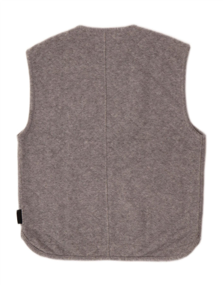 Gilet in pile da uomo Silvy UK 40 grande poliestere grigio