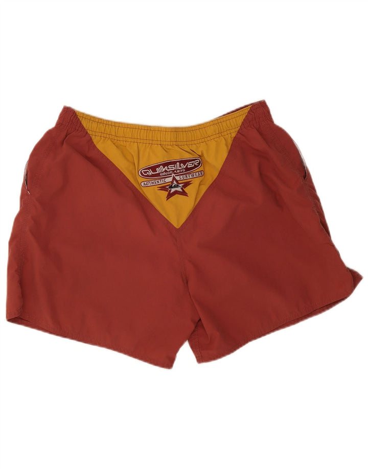 Pantaloncini da bagno da uomo Quiksilver Medium Maroon Colourblock