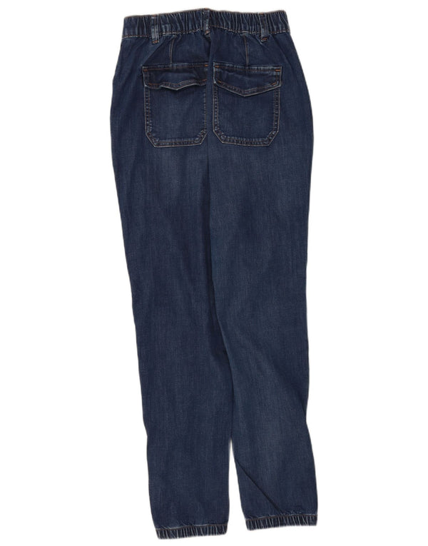 Jeans affusolati da jogging da donna Marks & Spencer UK 8 piccoli W26 L30 cotone blu