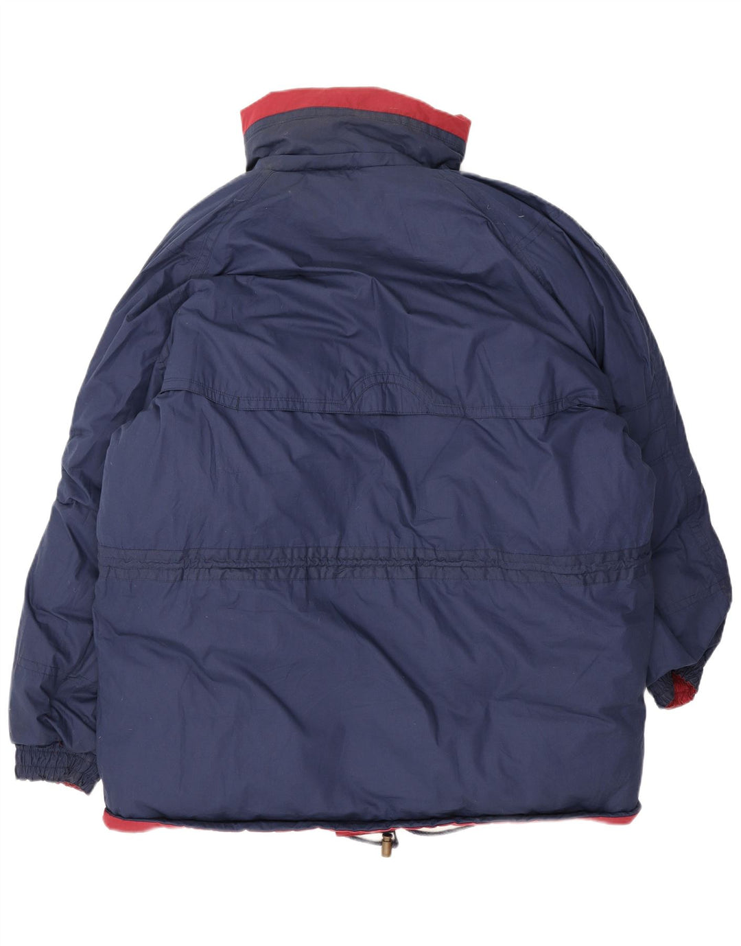 Giacca imbottita reversibile oversize da uomo vintage UK 40 grande rossa