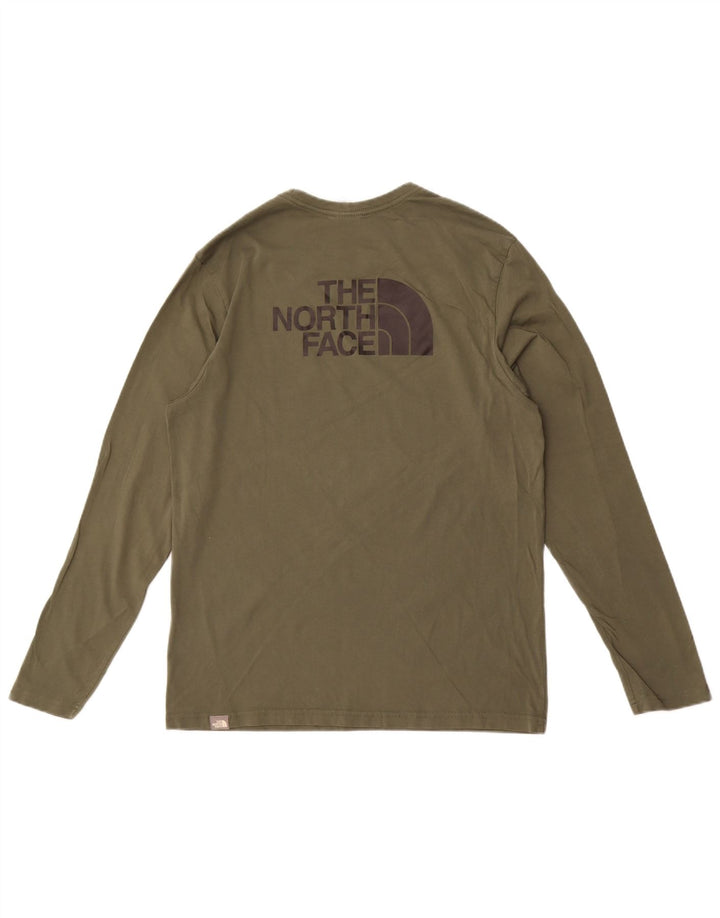 The North Face Maglia da uomo a maniche lunghe in cotone kaki medio