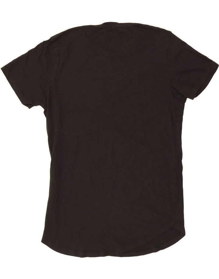 JACK & JONES Mens T-Shirt Top Medium Black Cotton Vintage Jack & Jones and Second-Hand Jack & Jones from Messina Hembry 