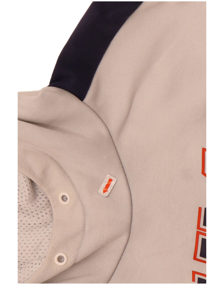 Felpa con cappuccio grafica da uomo Puma XL in cotone color block grigio