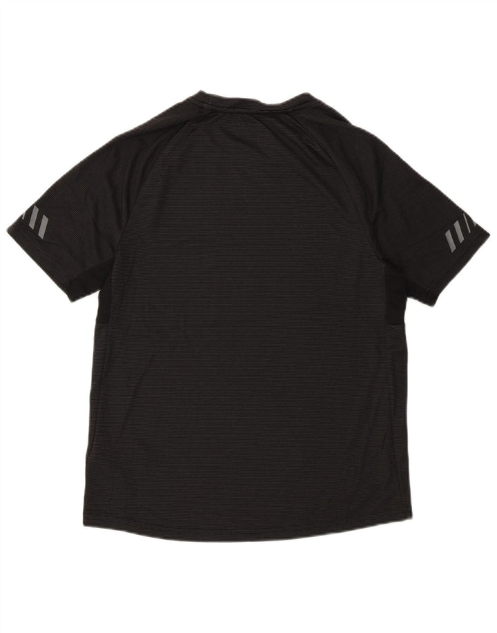 T-shirt da ragazzo Russell Athletic Top 14-15 anni XL poliestere a righe nere