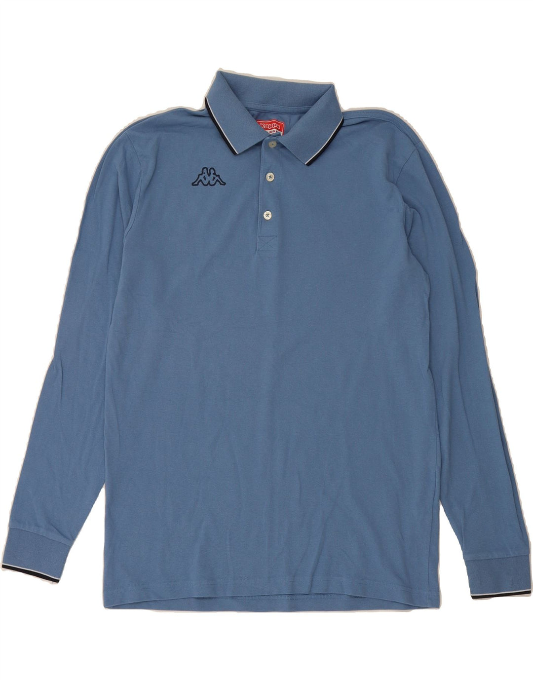 KAPPA Mens Polo Shirt Large Blue Cotton Vintage Kappa and Second-Hand Kappa from Messina Hembry 