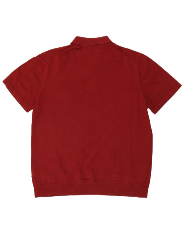 Polo da uomo Marks & Spencer grande rossa in cotone