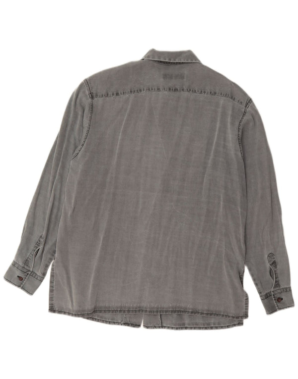 Camicia uomo Cerruti grigio medio in viscosa