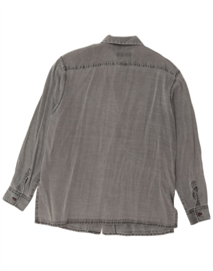 Camicia uomo Cerruti grigio medio in viscosa