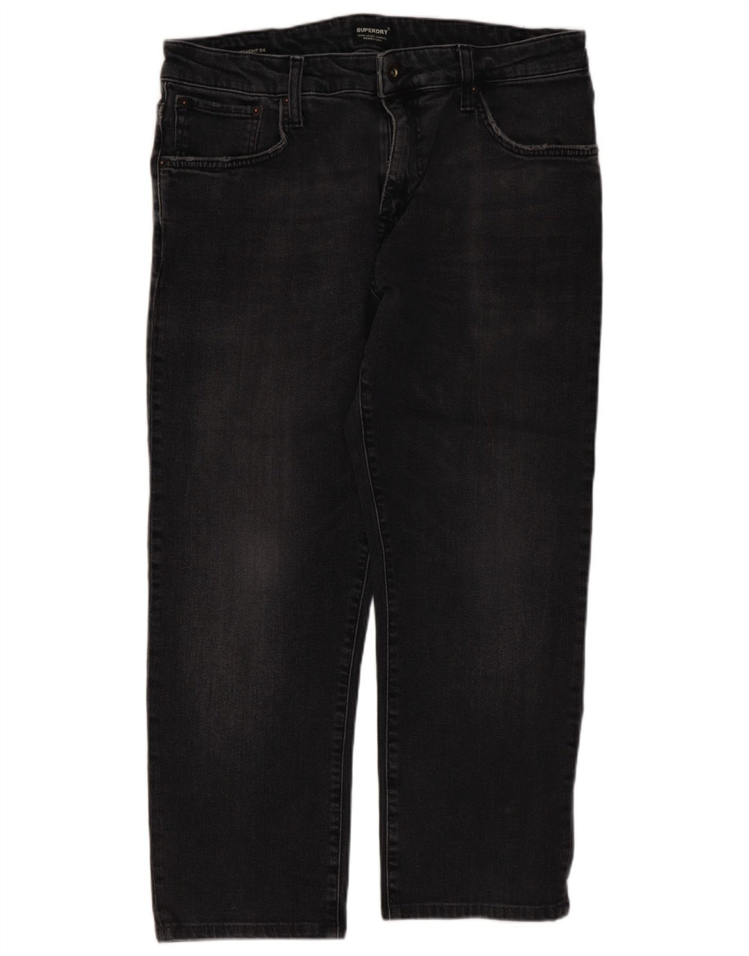 Jeans corti da uomo Superdry W34 L24 cotone nero