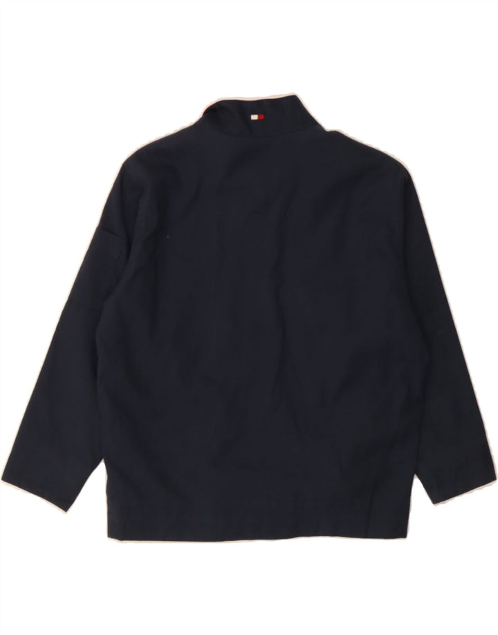 TOMMY HILFIGER Boys Bomber Jacket 4-5 Years Navy Blue Colourblock Cotton Vintage Tommy Hilfiger and Second-Hand Tommy Hilfiger from Messina Hembry 