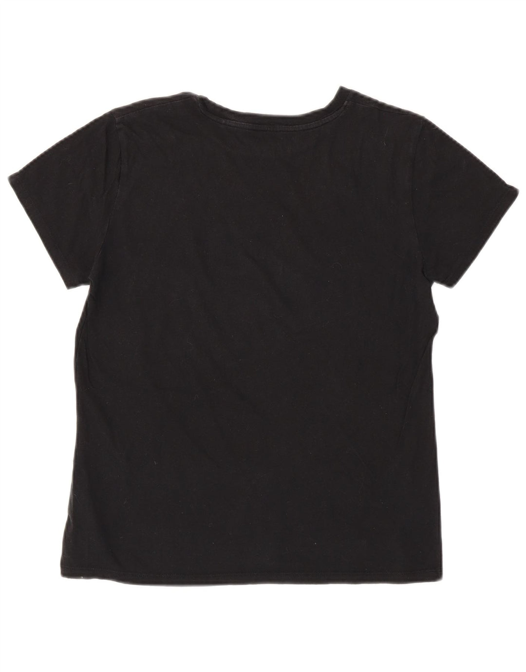 T-shirt grafica da donna LEVI'S Top UK 14 cotone nero medio