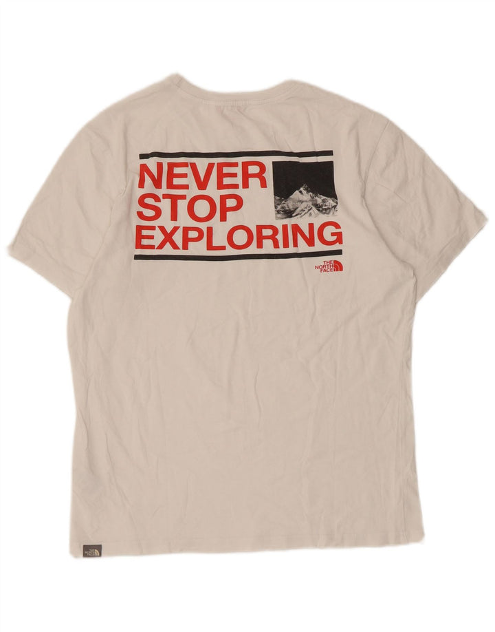 T-shirt grafica da uomo The North Face Top piccola in cotone bianco