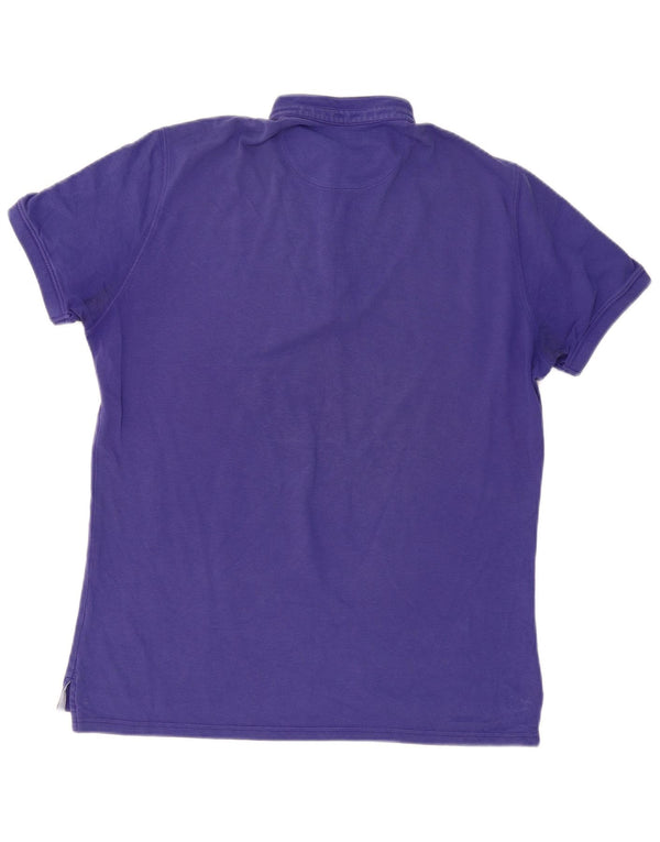 Polo da uomo MASSIMO DUTTI grande viola