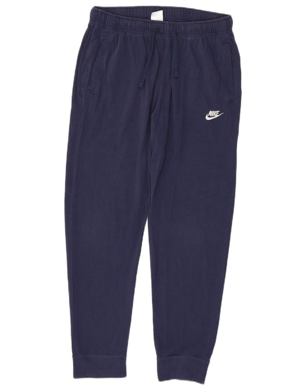 Pantaloni da tuta da uomo Nike Joggers grandi in cotone blu navy