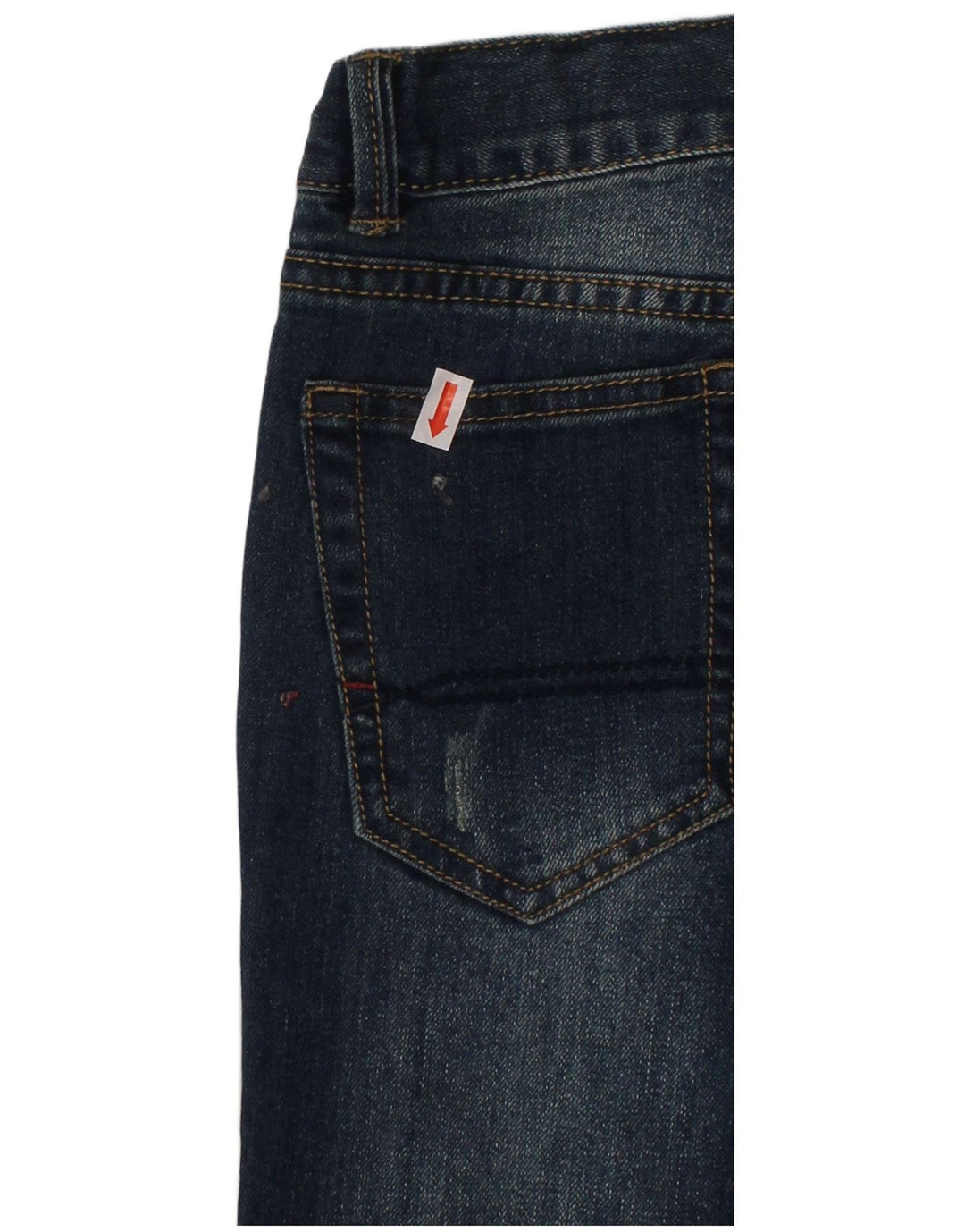 TOMMY HILFIGER Jeans dritti invecchiati per ragazzi 5-6 anni W24 L20 Blu
