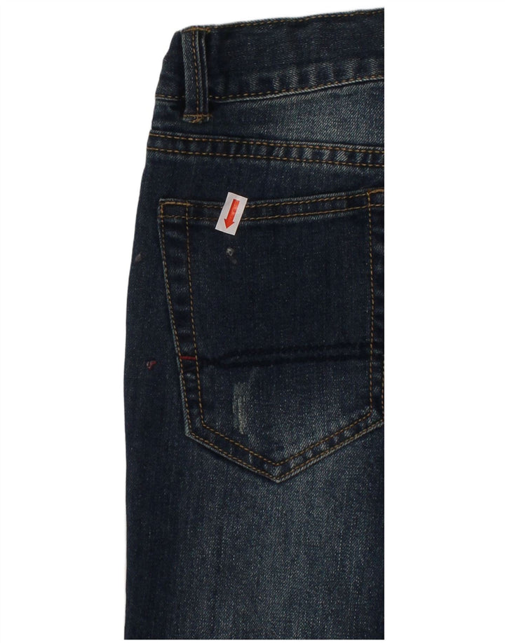 TOMMY HILFIGER Jeans dritti invecchiati per ragazzi 5-6 anni W24 L20 Blu