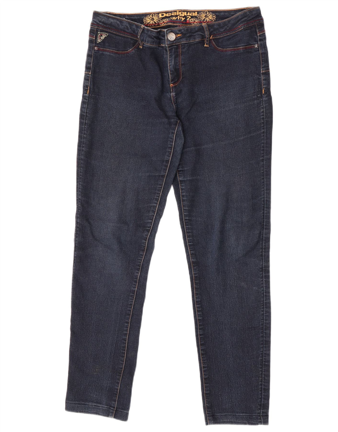 Jeans skinny Desigual da donna W34 L29 Blu