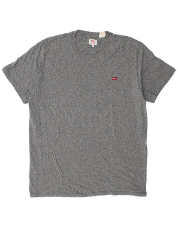 T-shirt da uomo Levi's Top grande grigia screziata