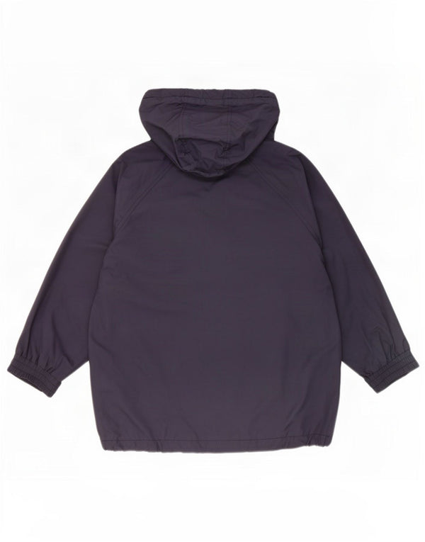Giacca antipioggia con cappuccio Armani per ragazzi 10-11 anni XS poliestere blu navy