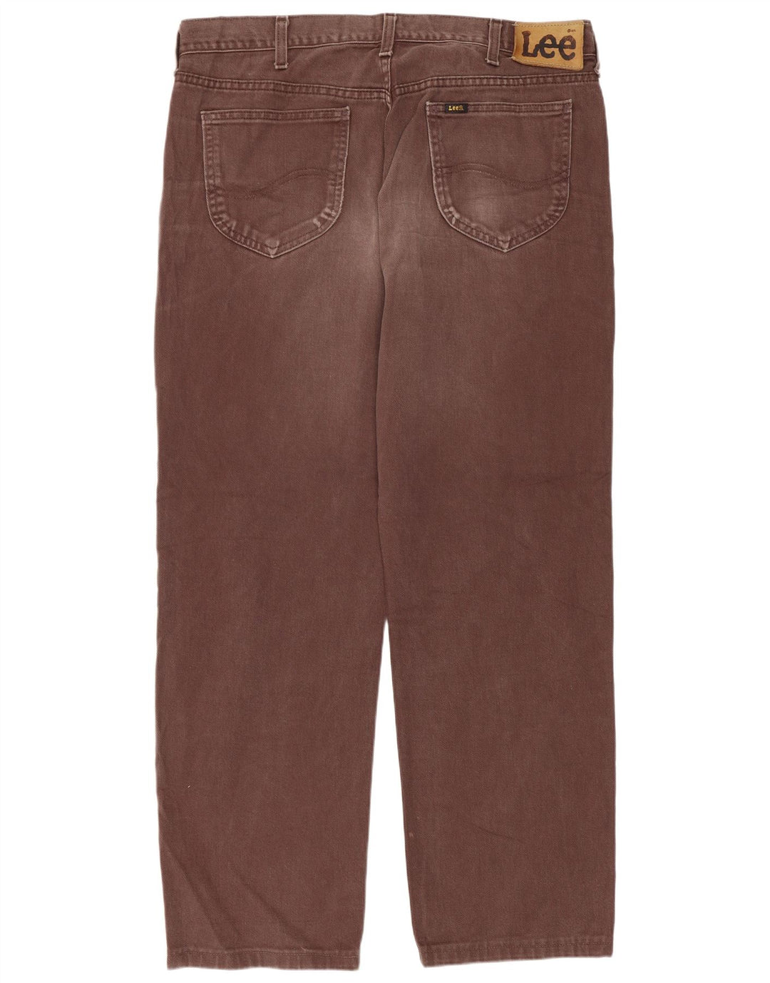 Jeans dritti da uomo Lee W36 L29 Marrone